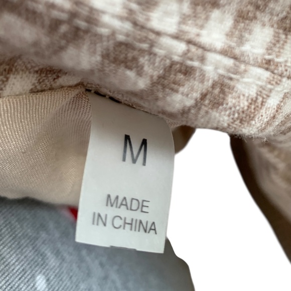 NWT Bagatelle Women's Oversized Blazer Size Medium Tan Cotton Blend - Picture 4 of 8